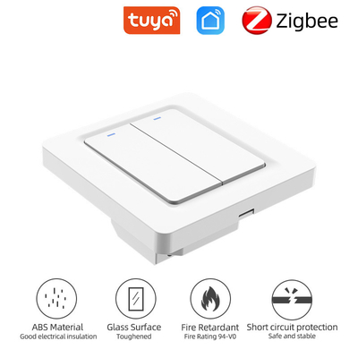 App Control Lifesmart Touch Electrical Zigbee Smart Switch 2 Gang Curtain Switches For Smart Home System