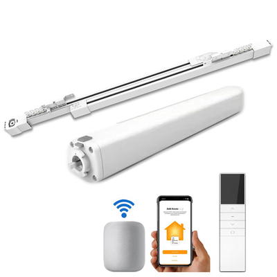 Anodized Extendable Curtain Track 0.92m Electric Curtain Track System