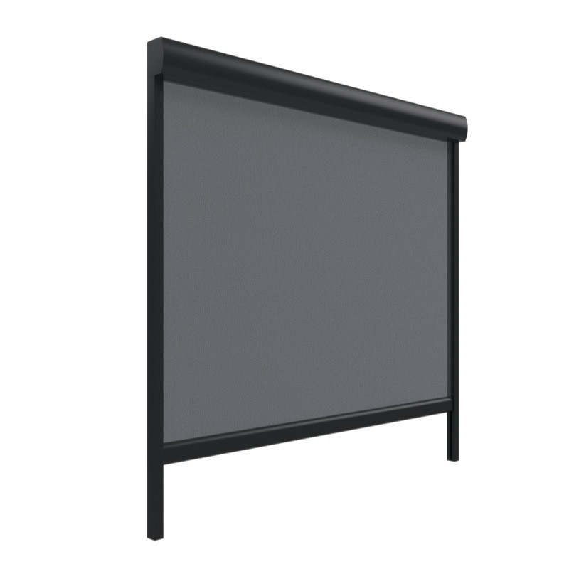 Retractable Windproof Ultra Smart Blinds Outdoor Blackout Motorized Zipper Roller Blinds