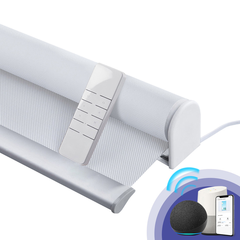 Wifi Electric Smart Motorized Zebra Blinds Window Shade Automatic Roller Remote