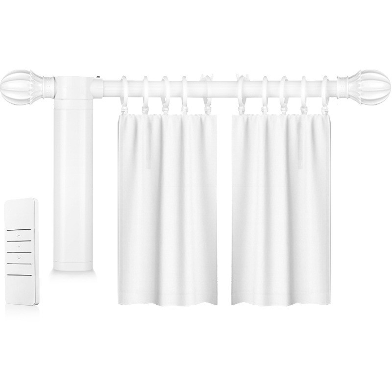 Electric Roman Curtain Track Set Art Aluminum Alloy Curtain Rod