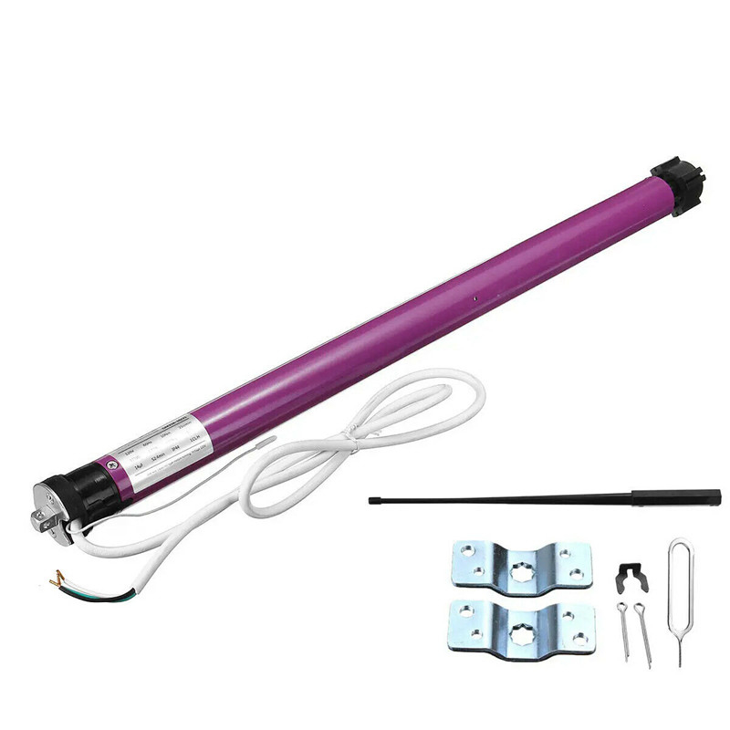 Anti Static Motorized Blinds Tubular Motor Home Automation Roller Curtain Window With Tuya WIFI