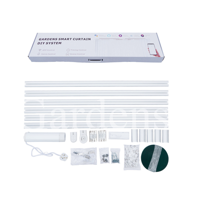 100V-240V Curtain Track System Wall Mount