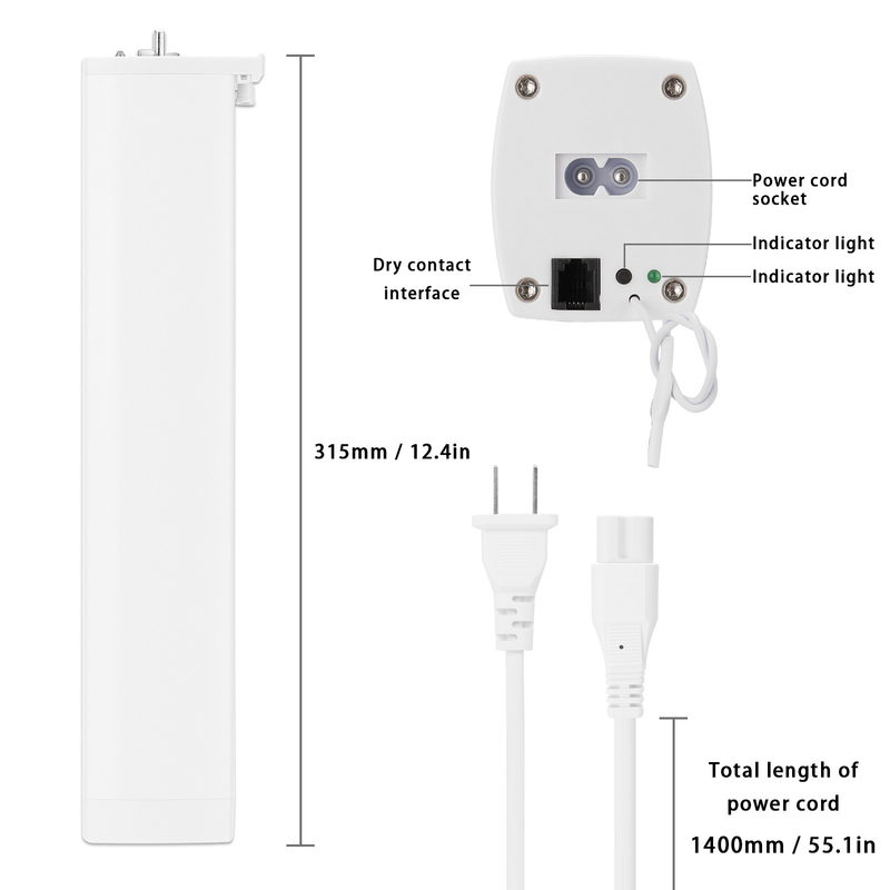2.4G/433MHz Motorized Curtain Opener Automatic Window Curtain Opener Oem