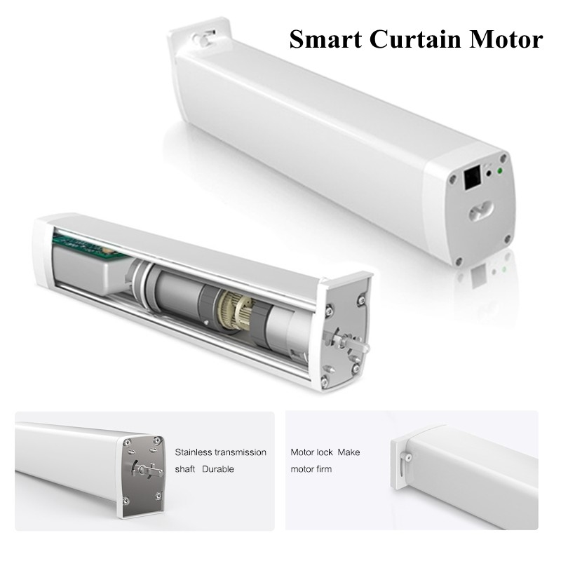 Tuya Smart Curtain Motor 2NM Automatic Curtain Rod Opener Household