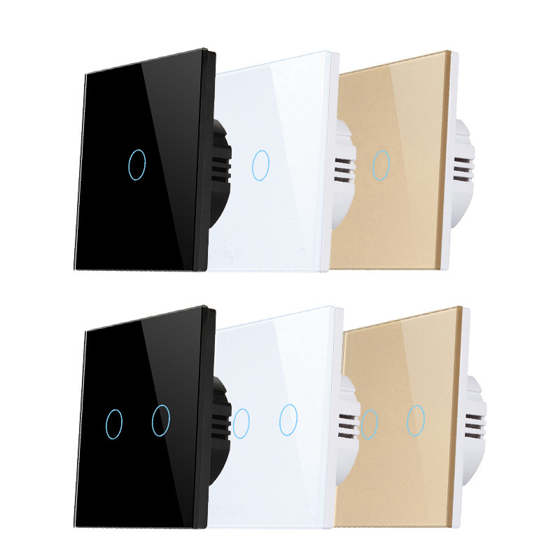 230V Smart Light On Off Wifi RoHS 2.4GHz 3 Gang Wifi Light Switch