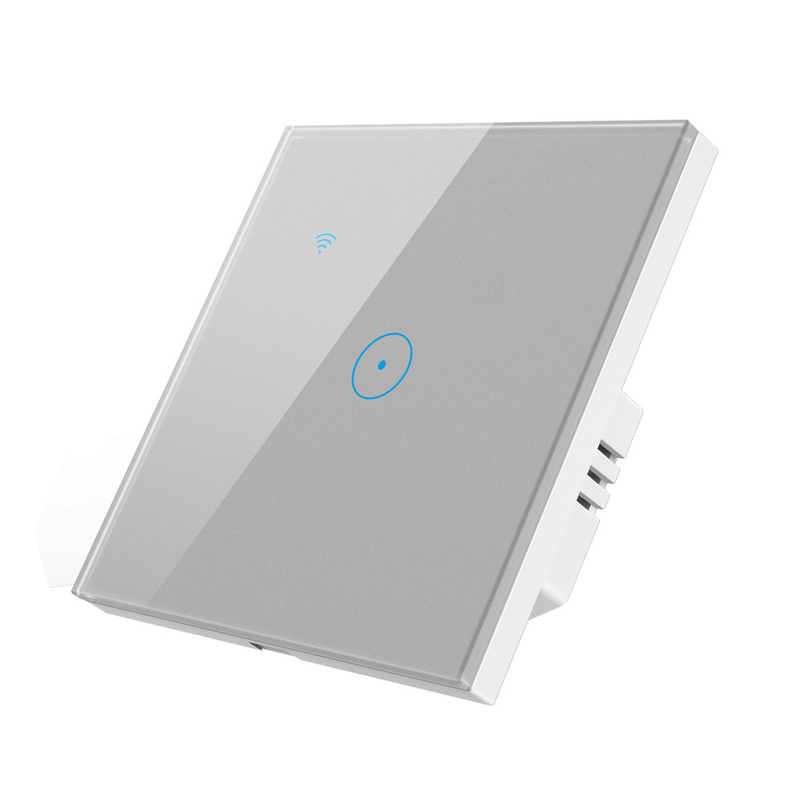 FCC 1 Gang 2 Way Wifi Light Switch 2.4Gh Tuya Touch On Off Gold