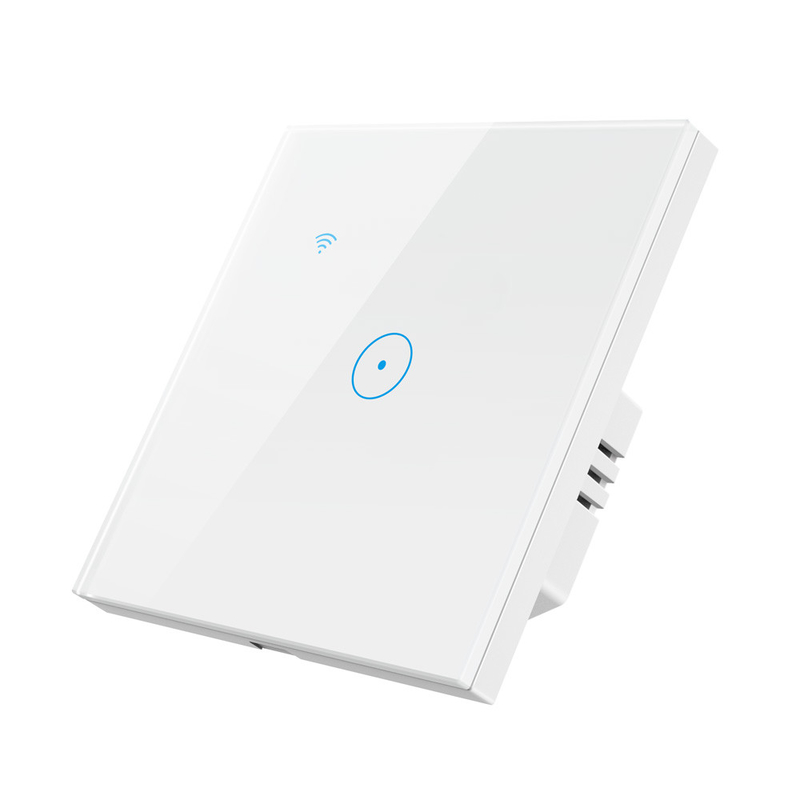 FCC 1 Gang 2 Way Wifi Light Switch 2.4Gh Tuya Touch On Off Gold