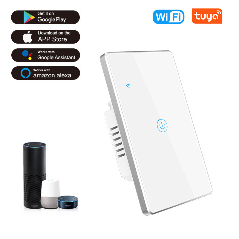 3 Gang Wifi Wall Switch ABS PC 802.11 Bgn Smart Home Wifi Switch 170V