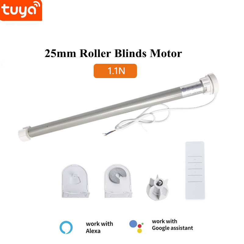 RF433 Tubular Motors For Roller Blinds 59mm Automatic Blind Closer