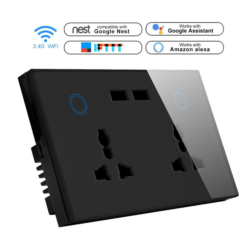 802.11bgn Smart Plug Socket SmartLife Wifi Smart Touch Switch