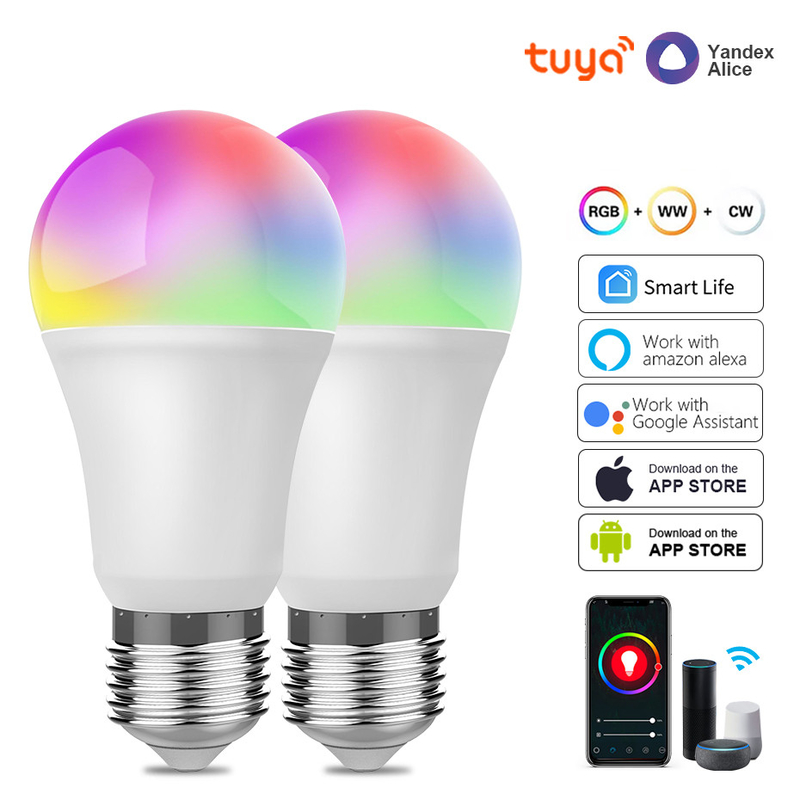 85-265V E27 Smart Light Bulb 3200K WiFi Smart LED Lamp App Control