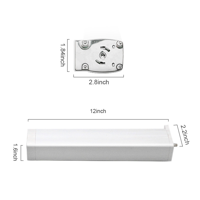1.2Nm Smart Home Curtain Motor 433HMz Remote Control Curtain Opener