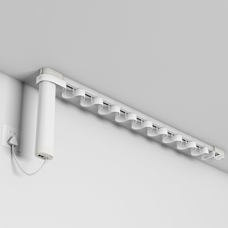 Alexa 50m S Wave Curtains Double Track Ceiling