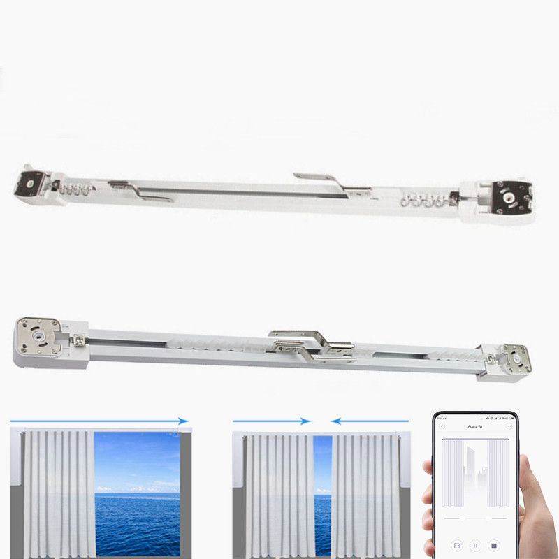Hotel Bluetooth Double Electric Curtain Track