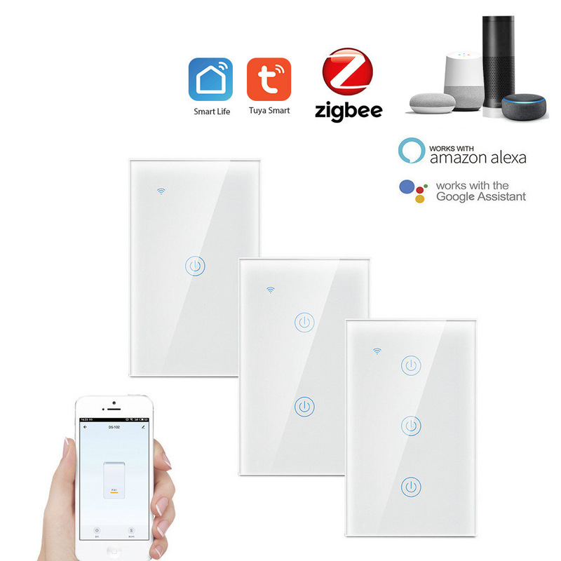 G - Tech Smart Home Power Wall Smart Switch Light Wifi Tuya App Remote Control 10A