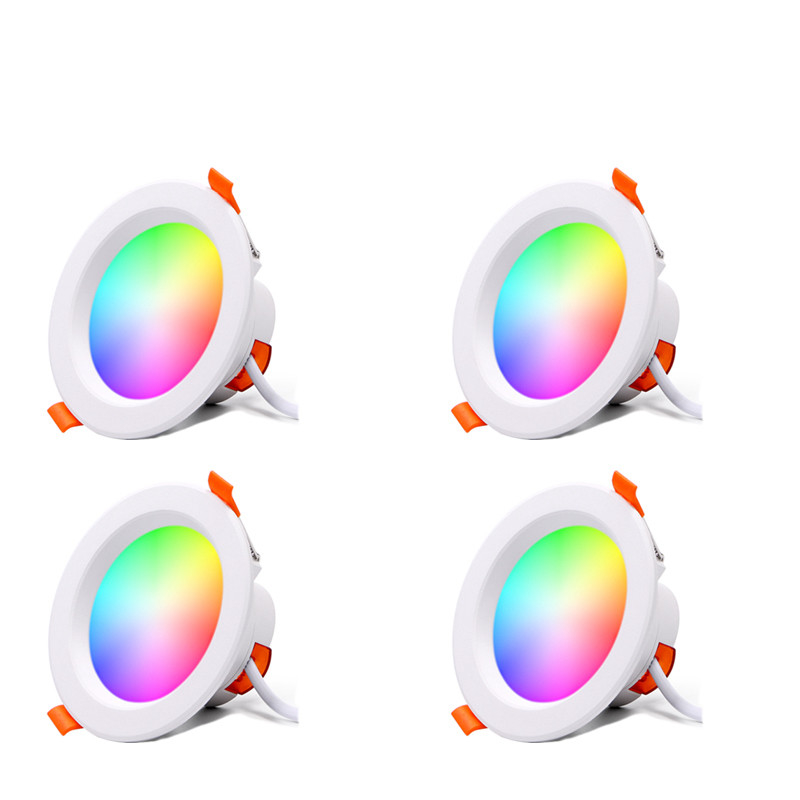 Tuya Smart Bulb Downlight AC110-250V Dimmable Led Down Lights Voice