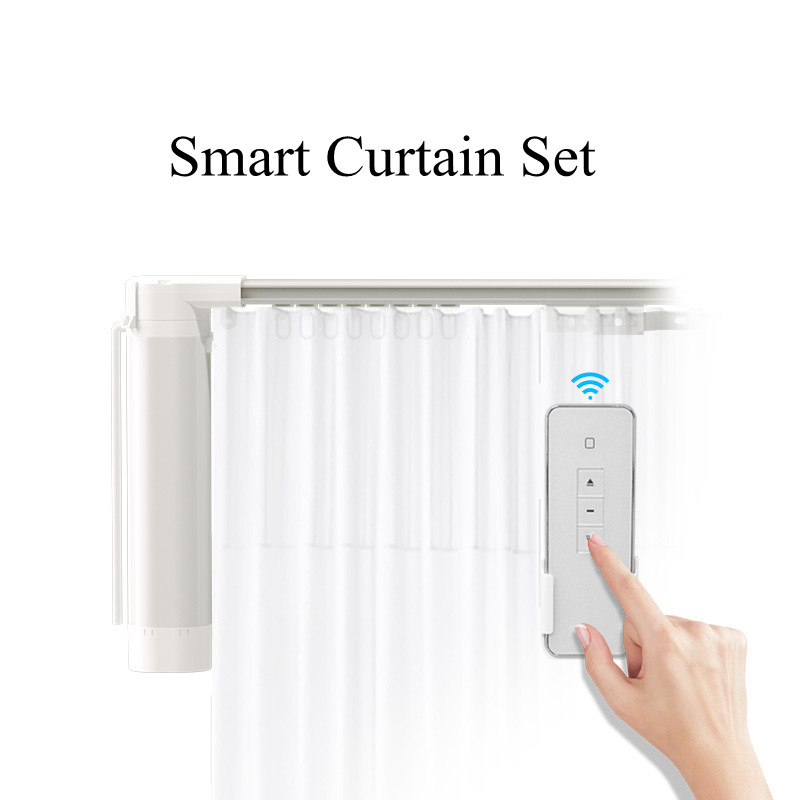 4.2m Motorized Curtain Track Diy ODM Automatic Curtain Rod Set