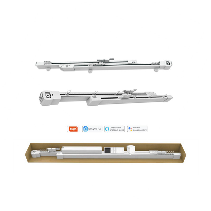 Wifi 1.7m Extendable Curtain Track 33dB Heavy Duty Aluminium Curtain Track