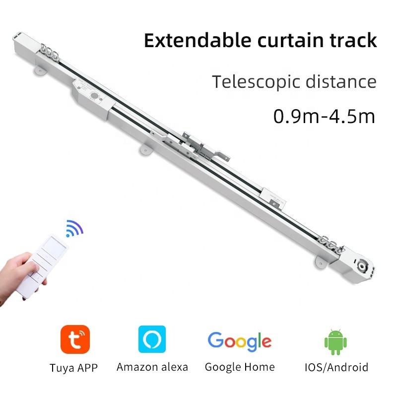 Tuya Double Curtain Track Wall Mount 150cm