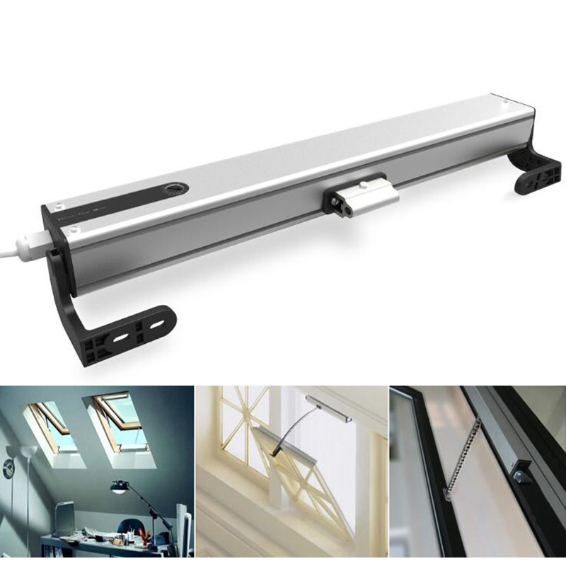 40KG Motorized Sliding Window Opener 400mm Stroke Automatic Skylight Opener