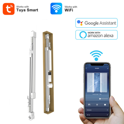 CCC Extendable Curtain Track Aluminum Automatic Rail System Accessories