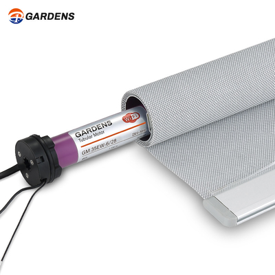 16mm Smart Tubular Motor Automatic Zebra Roller Blinds Motorized Goolgle Alexa Remote Control