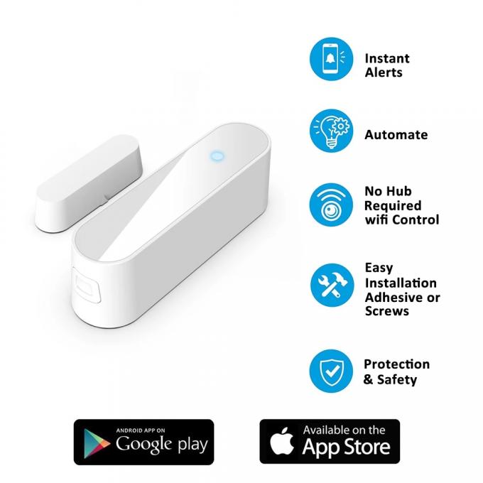 70mA120mA WiFi Smart Sensor 45m Door Security Sensors Alexa