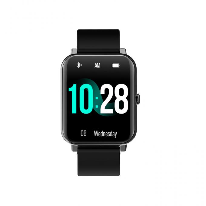 Black Waterproof Smart Watch Life Monitoring Assistant Voice Control